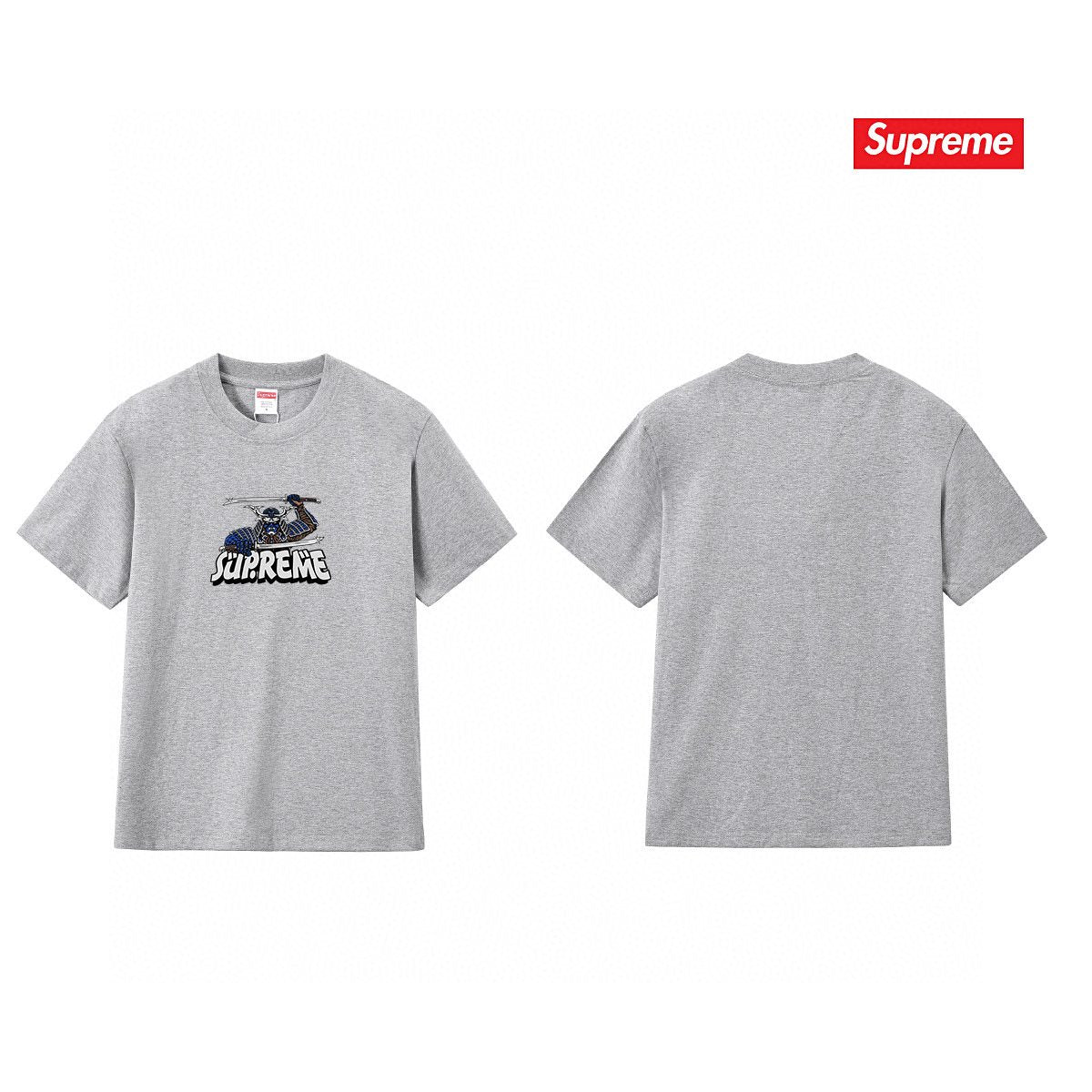 Supreme Samurai Sword Graphic T-Shirt — front