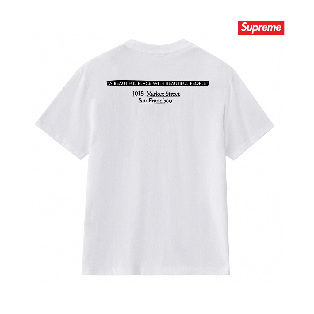 Supreme Address Graphic Short-Sleeve T-Shirt — back