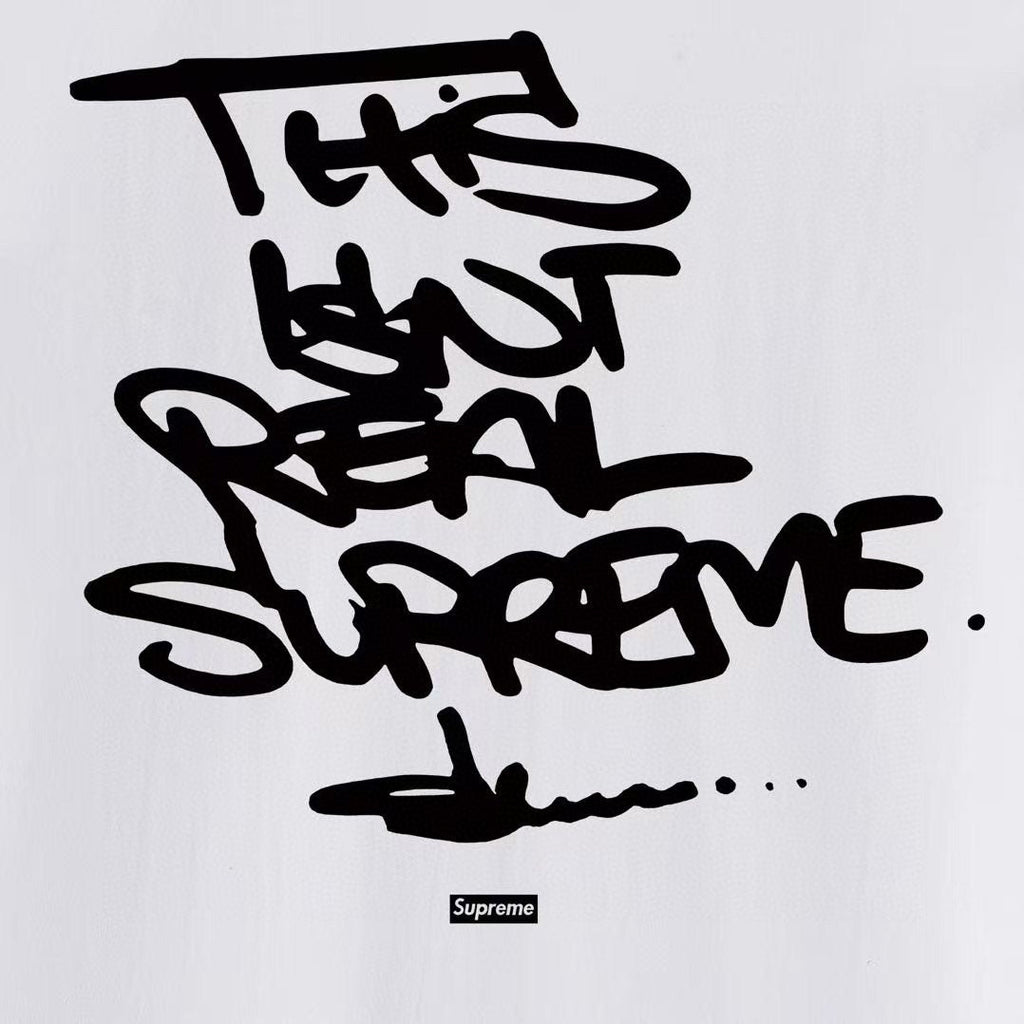Supreme Graffiti Back Graphic T-Shirt — detail