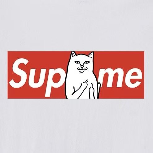 Supreme Cat Graphic Short-Sleeve T-Shirt — detail
