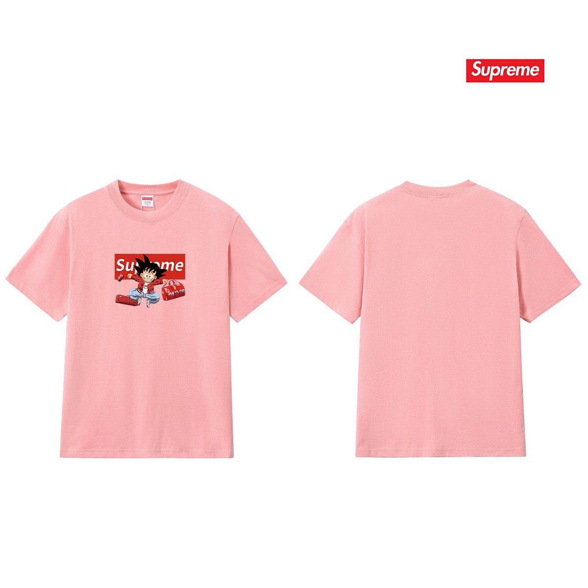 Supreme Anime Graphic Short-Sleeve T-Shirt — back