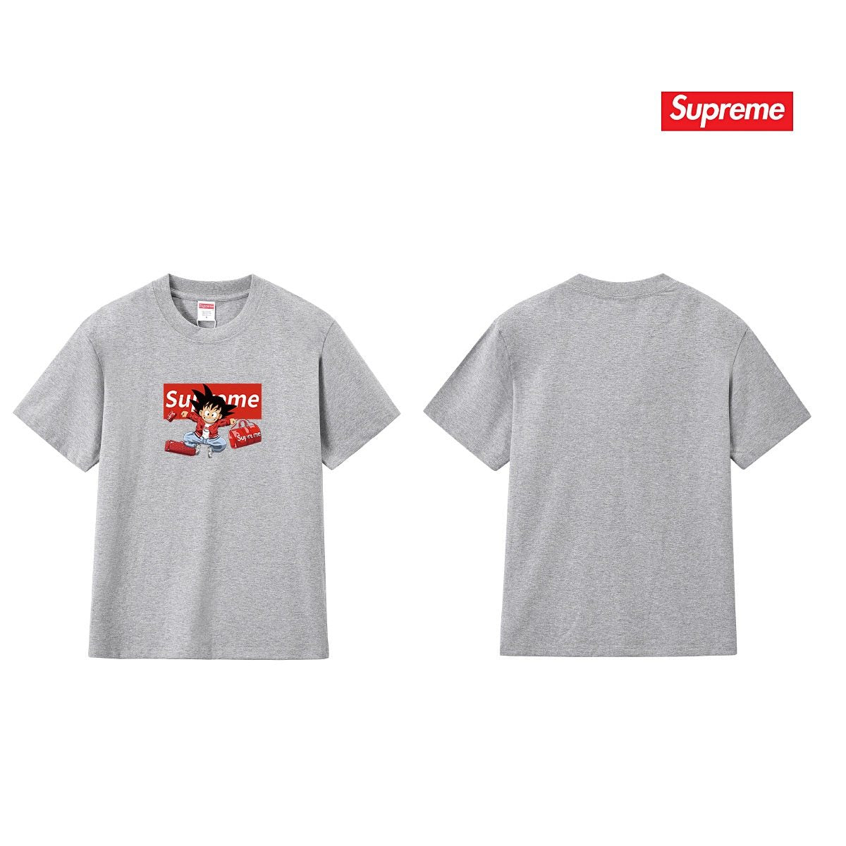 Supreme Anime Graphic Short-Sleeve T-Shirt — back