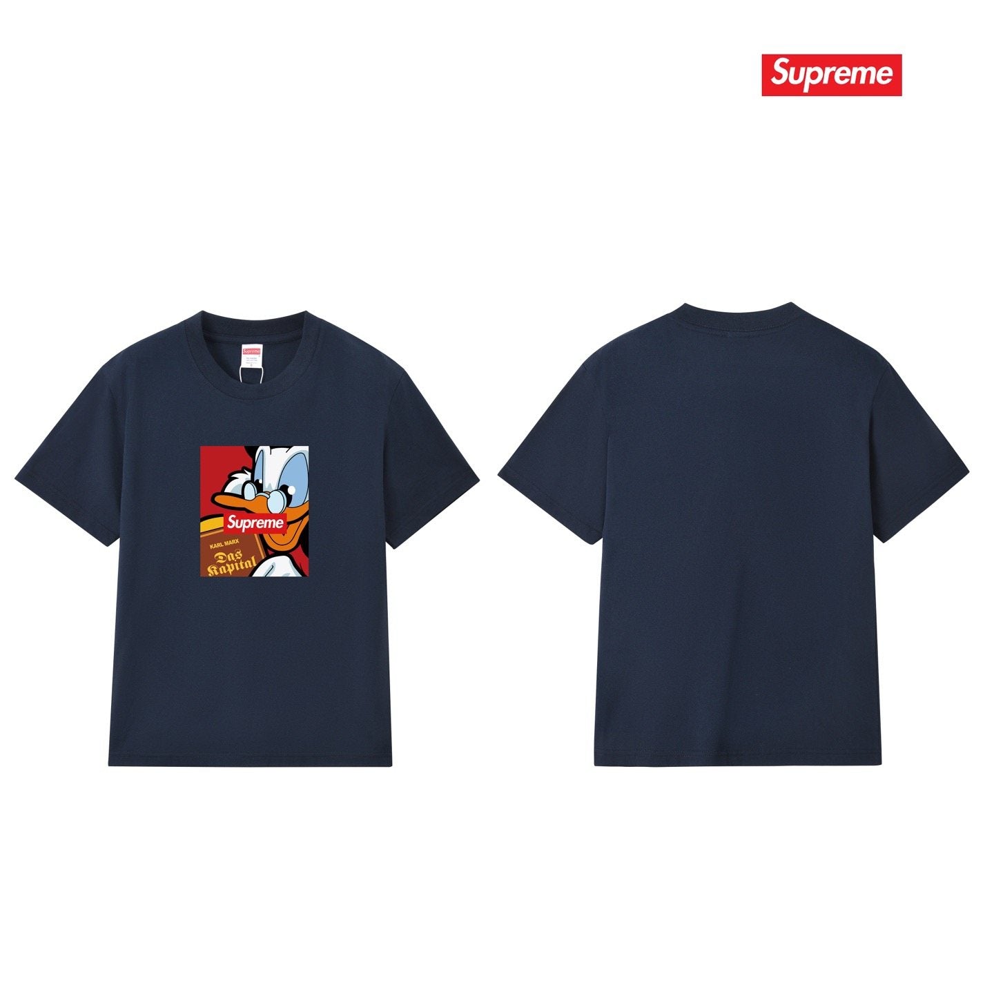 Supreme Cartoon Graphic Short-Sleeve T-Shirt — comparison