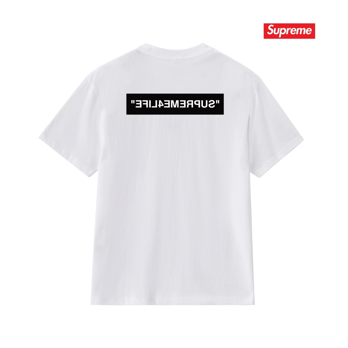 Supreme Front Chest and Back Graphic T-Shirt — back