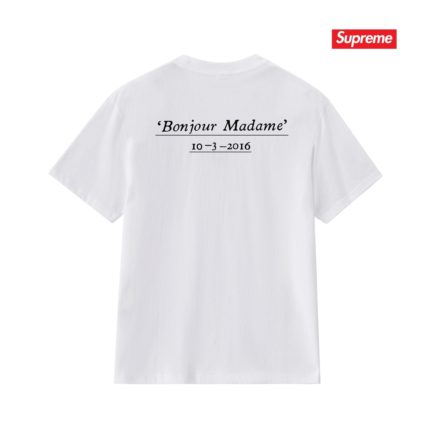Supreme Front & Back Graphic Short-Sleeve T-Shirt — back
