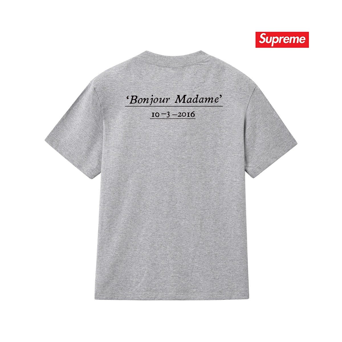 Supreme Front & Back Graphic Short-Sleeve T-Shirt — back
