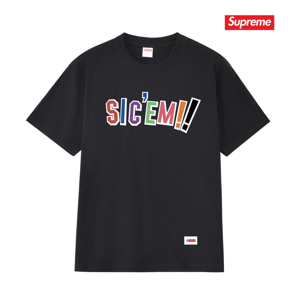 Supreme SIC'EM Street As Usual Graphic T-Shirt — hero