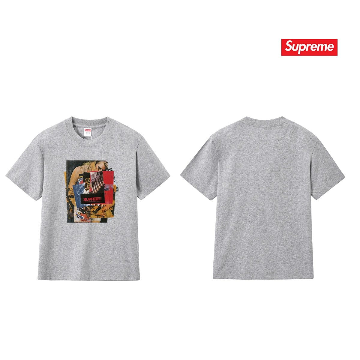 Supreme Collage Graphic Short-Sleeve T-Shirt — back