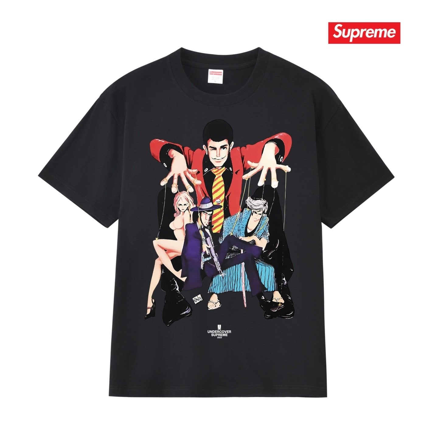 Supreme Anime Character Graphic T-Shirt — hero