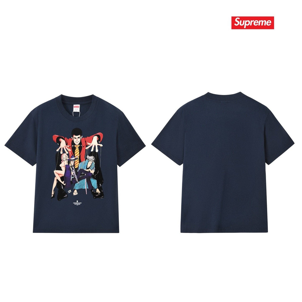 Supreme Anime Character Graphic T-Shirt — back