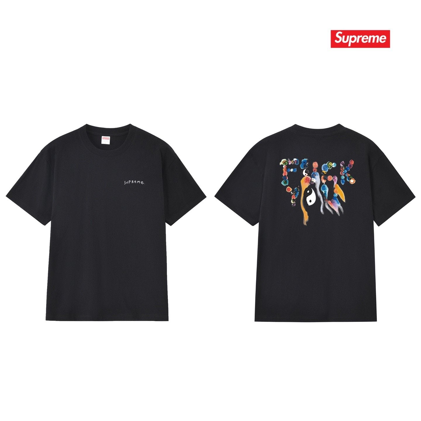 Supreme Front & Back Graphic Short-Sleeve T-Shirt — hero
