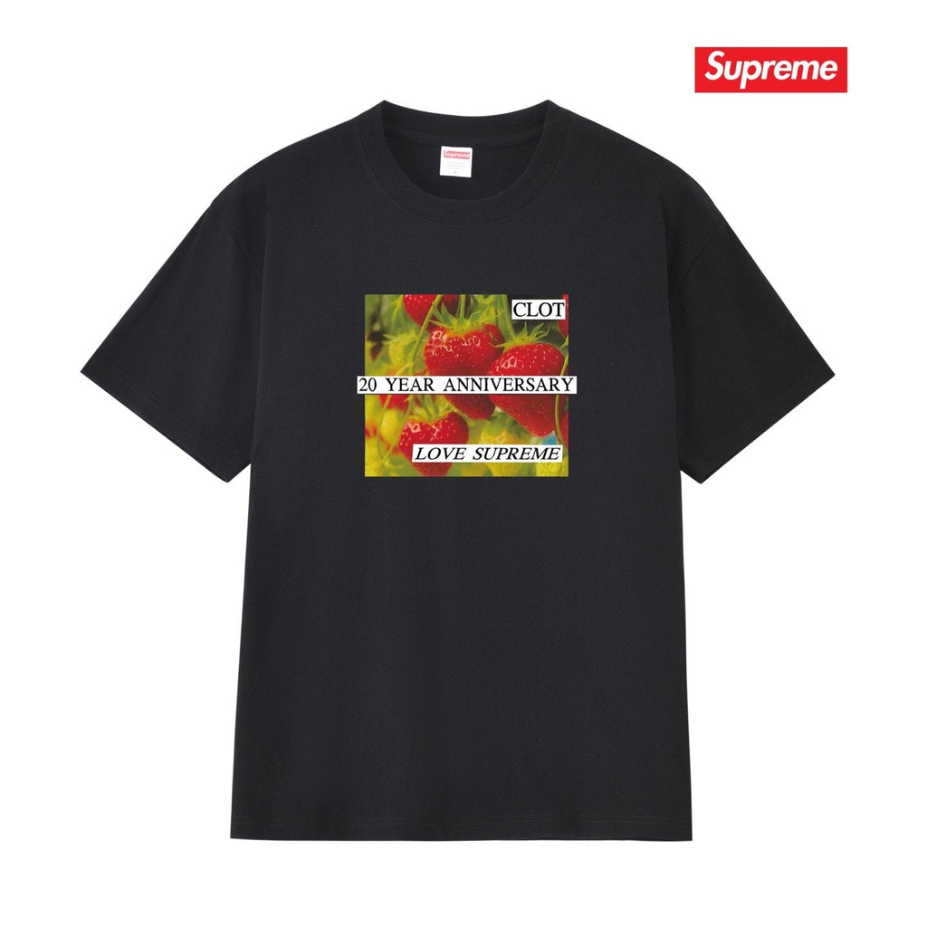 Supreme Floral Anniversary Graphic T-Shirt — hero