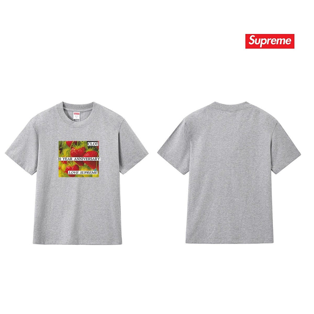 Supreme Floral Anniversary Graphic T-Shirt — back