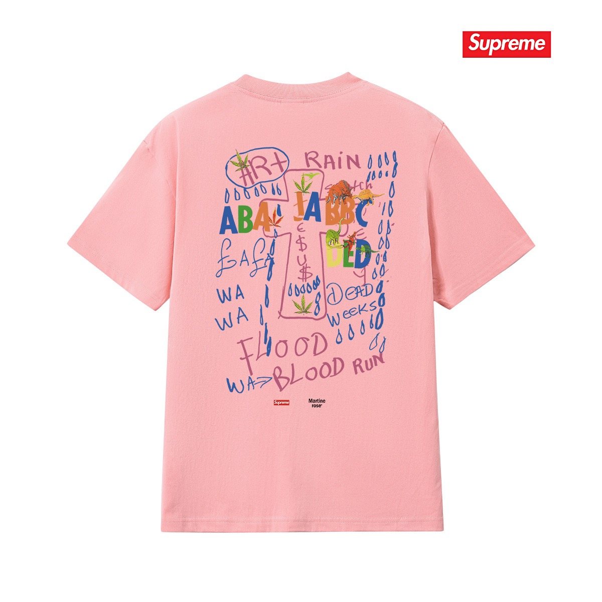 Supreme Front and Back Graphic T-Shirt — back