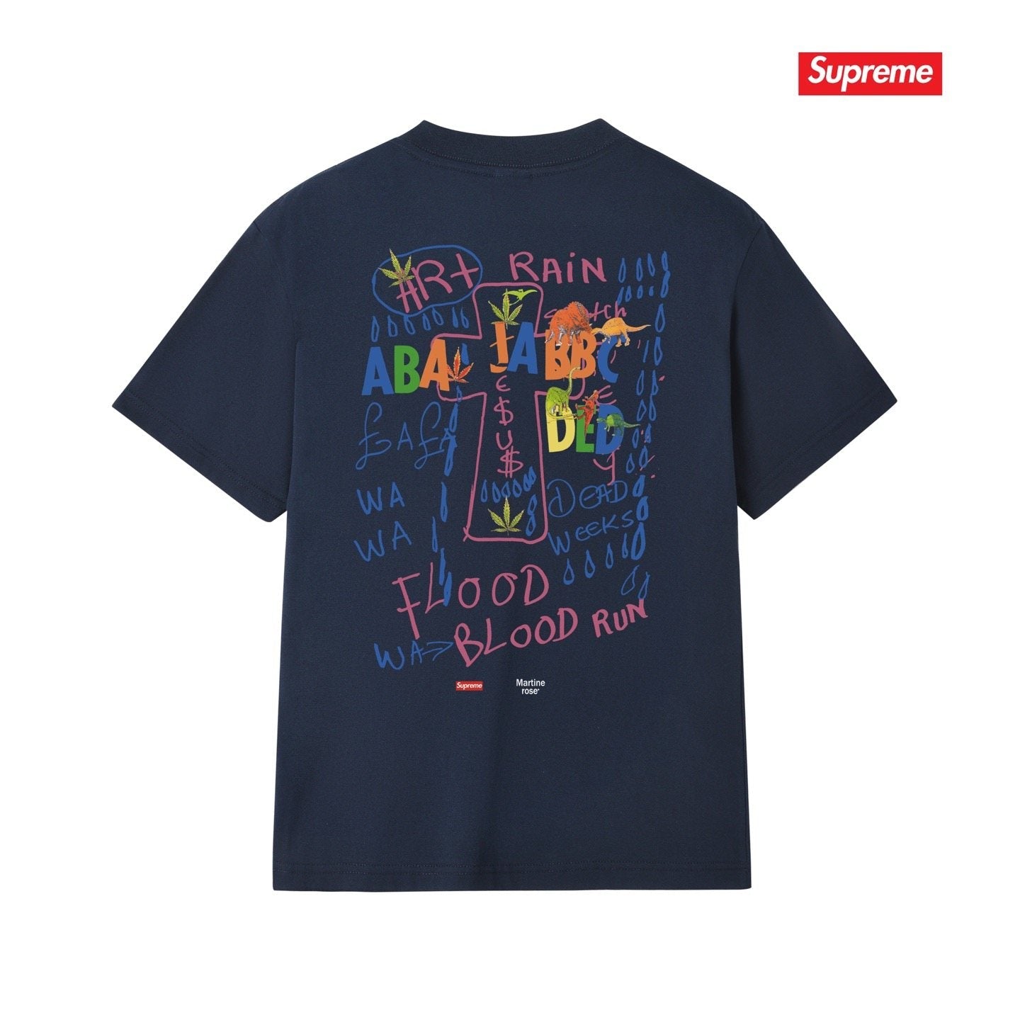 Supreme Front and Back Graphic T-Shirt — back