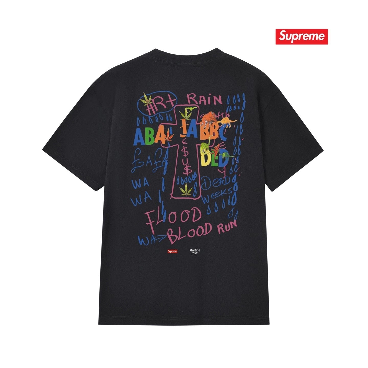 Supreme Front and Back Graphic T-Shirt — back