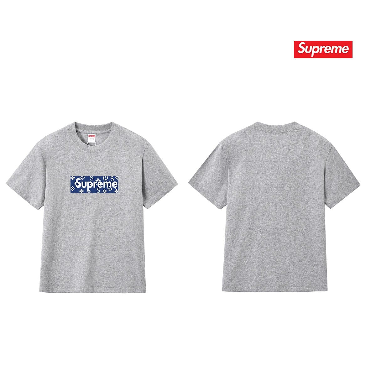 Supreme Blue Box Graphic T-Shirt — back