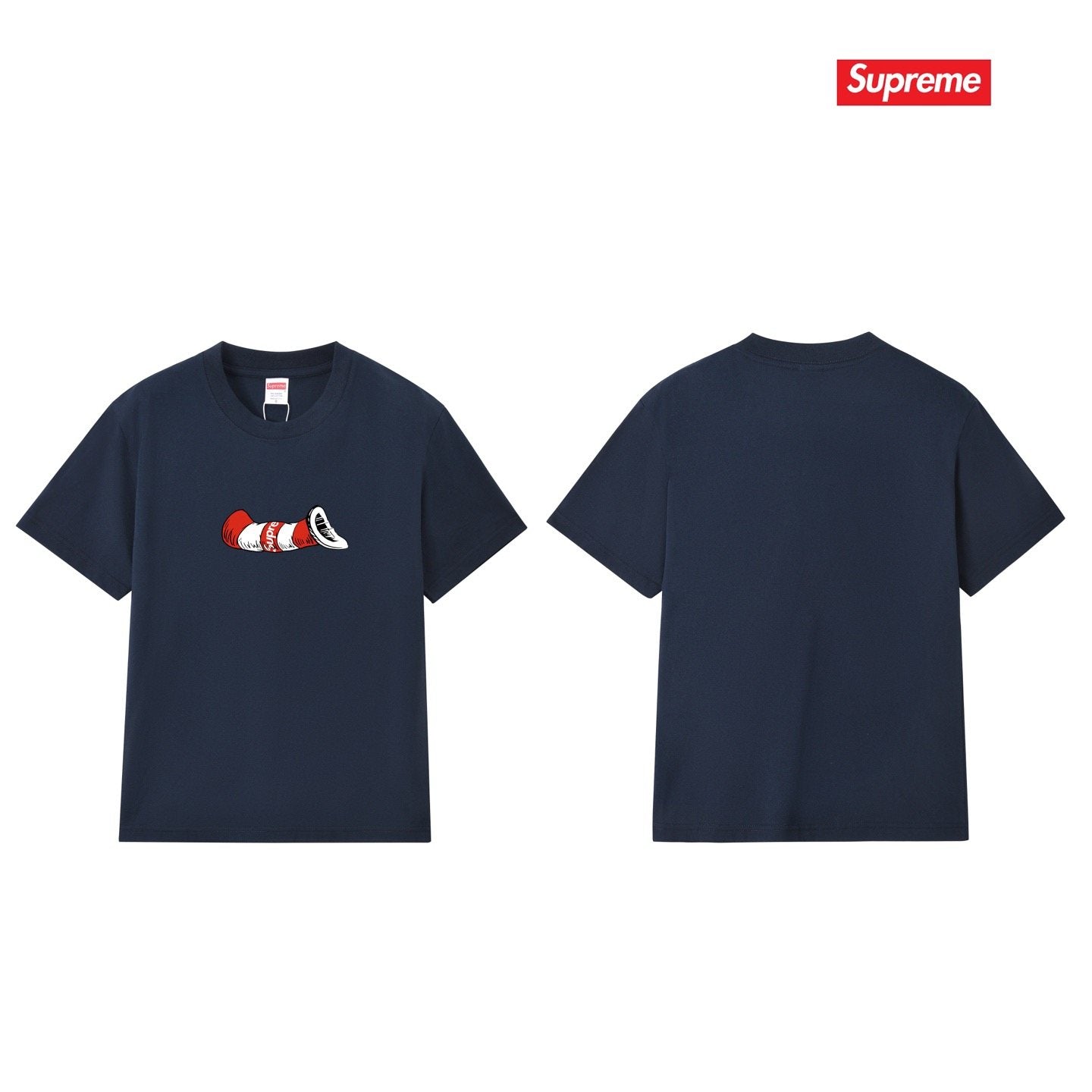Supreme Center Graphic Short-Sleeve T-Shirt — comparison
