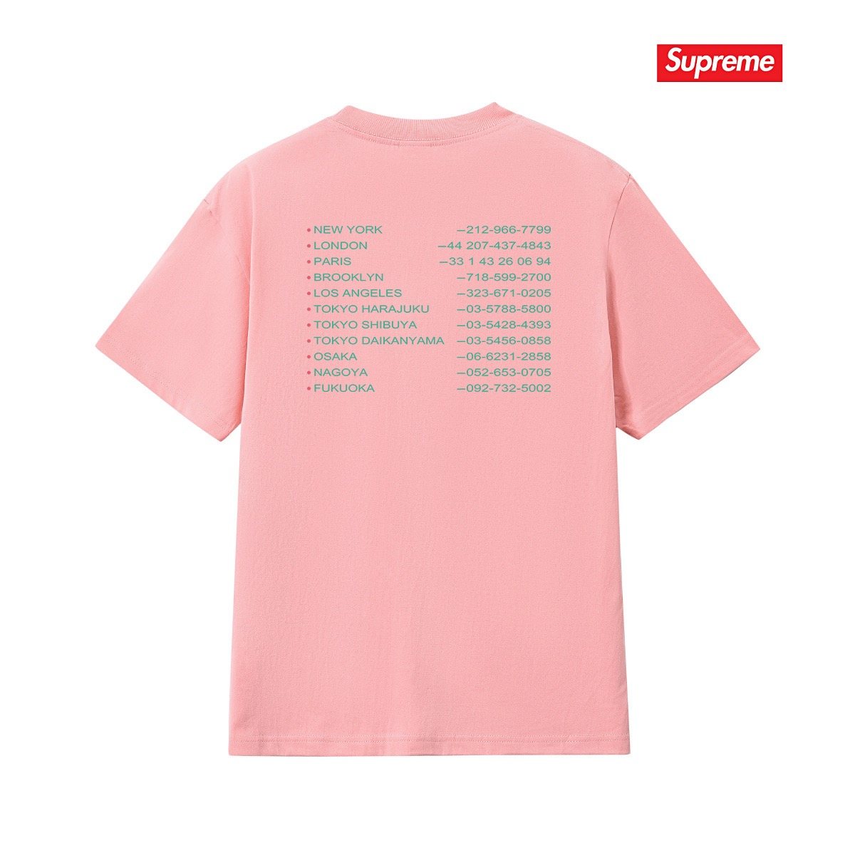 Supreme Front and Back Graphic T-Shirt — back
