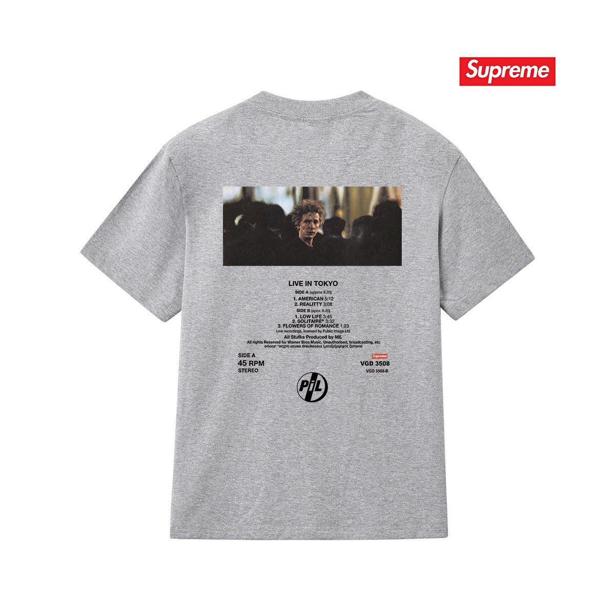 Supreme Live in Tokyo Photo Graphic T-Shirt — back