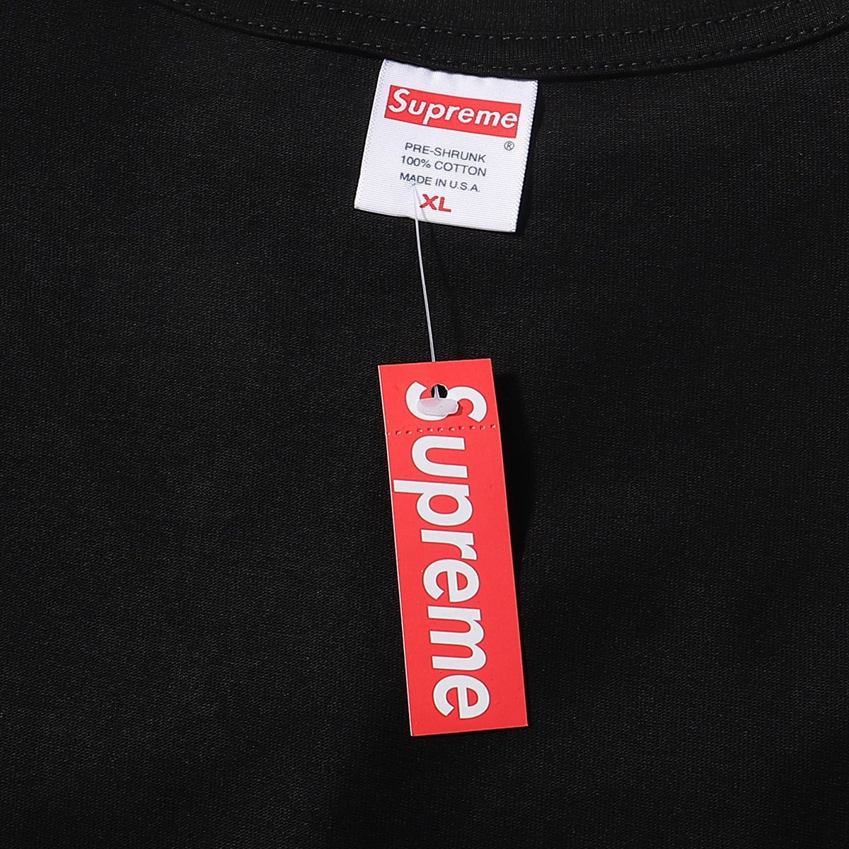 Supreme Hand-Drawn Lettering Graphic T-Shirt — hang_tag