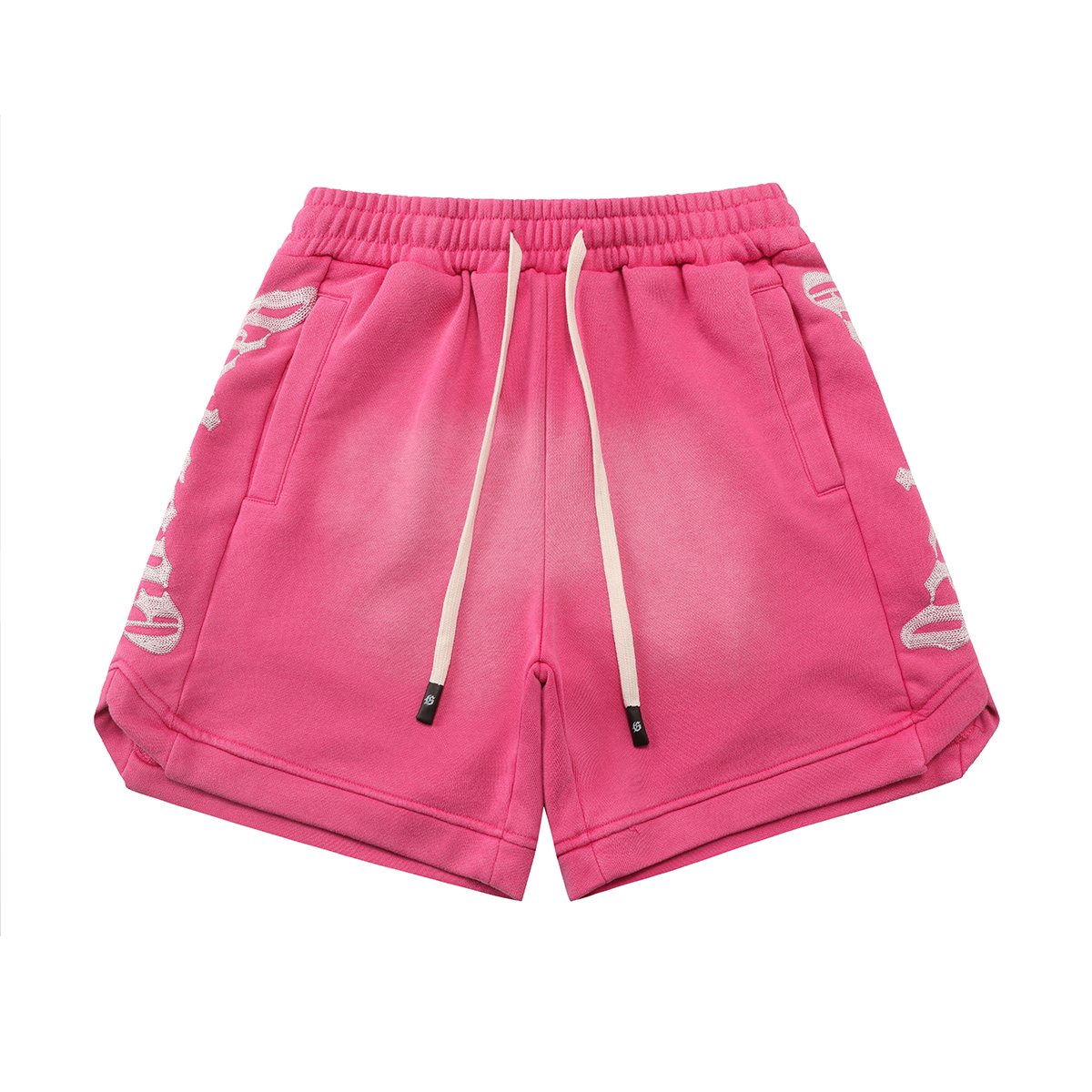 Godspeed Embroidered Drawstring Shorts — front