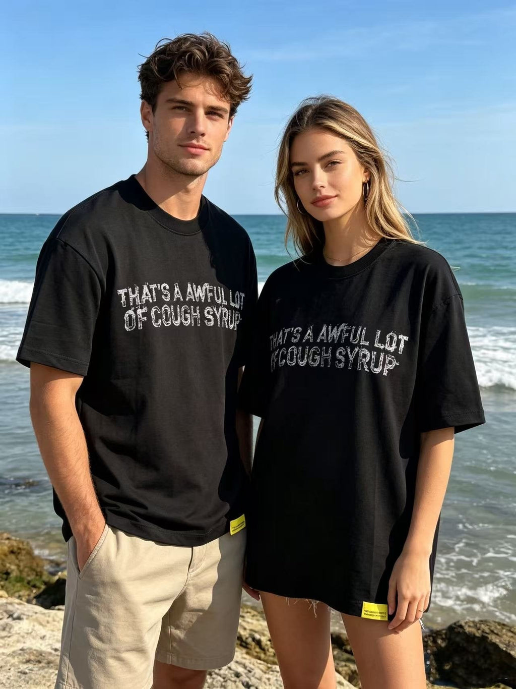 THAT'S A AWFUL LOT OF COUGH SYRUP Graphic T-Shirt — context