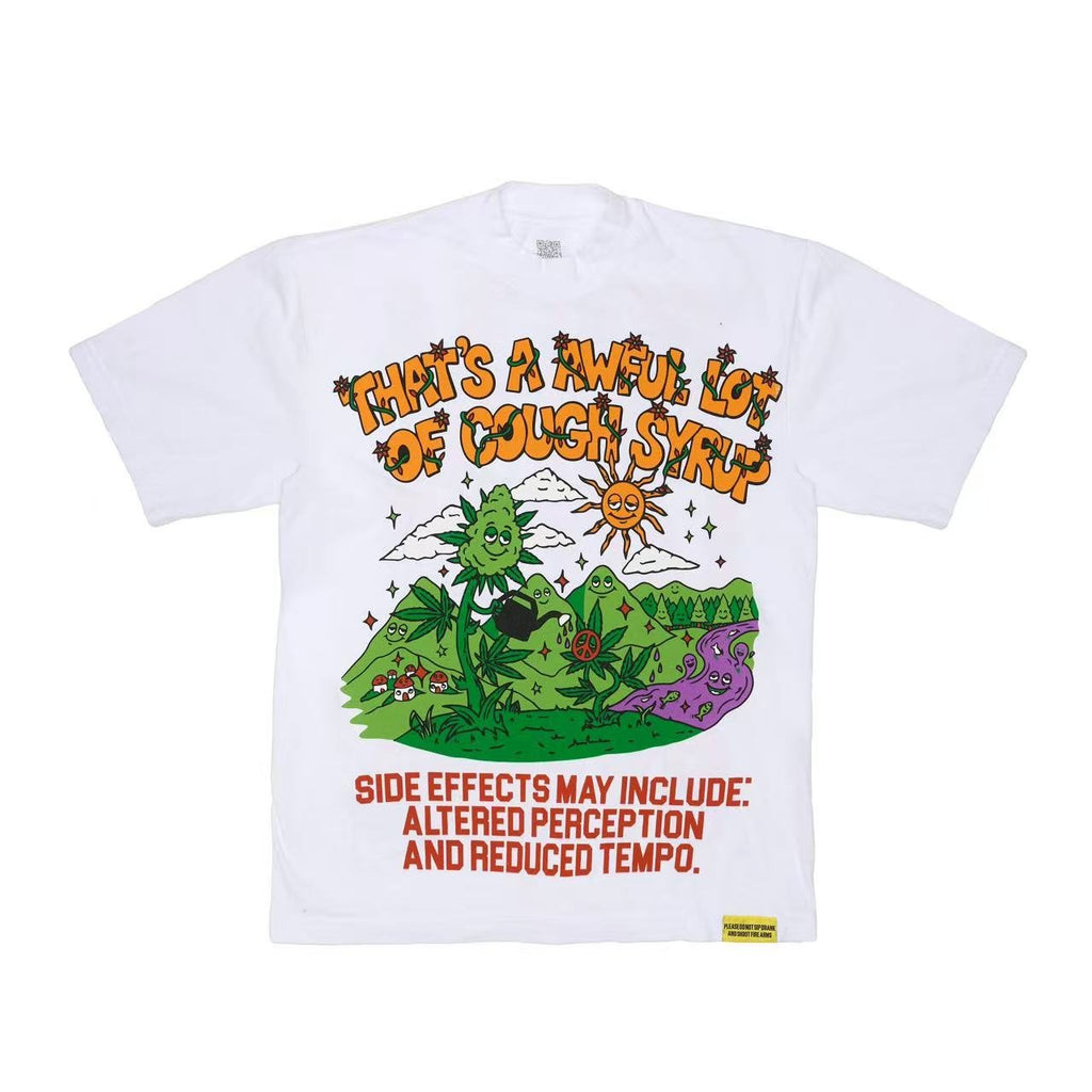THAT'S A AWFUL LOT OF COUGH SYRUP Front & Back Graphic T-Shirt — hero
