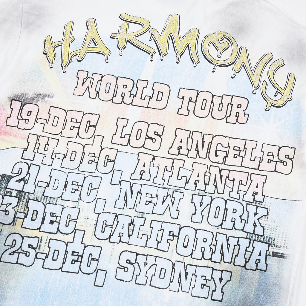 HARMONY Liberty Harbor Tour Graphic T-Shirt — detail