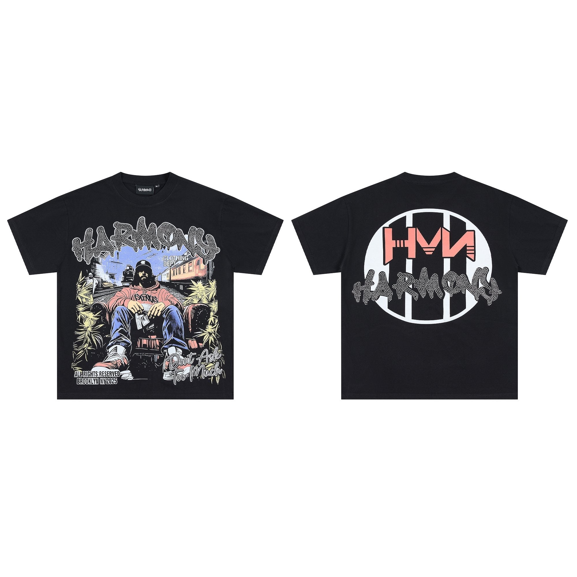 HARMONY Illustrated Graphic Short-Sleeve T-Shirt — hero