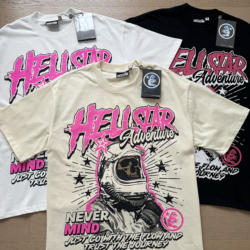 Hellstar Adventure Astronaut Graphic T-Shirt — comparison