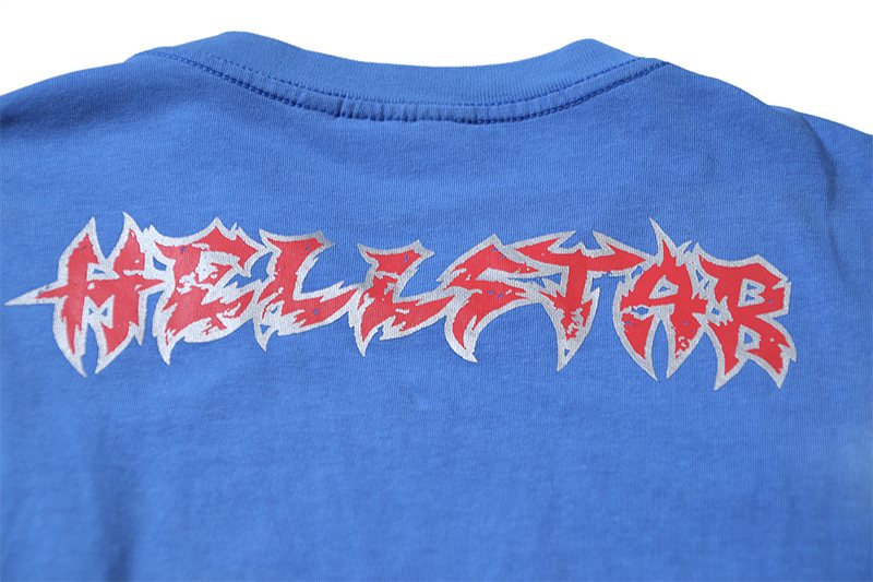Hellstar Washed Blue Graphic T-Shirt — detail