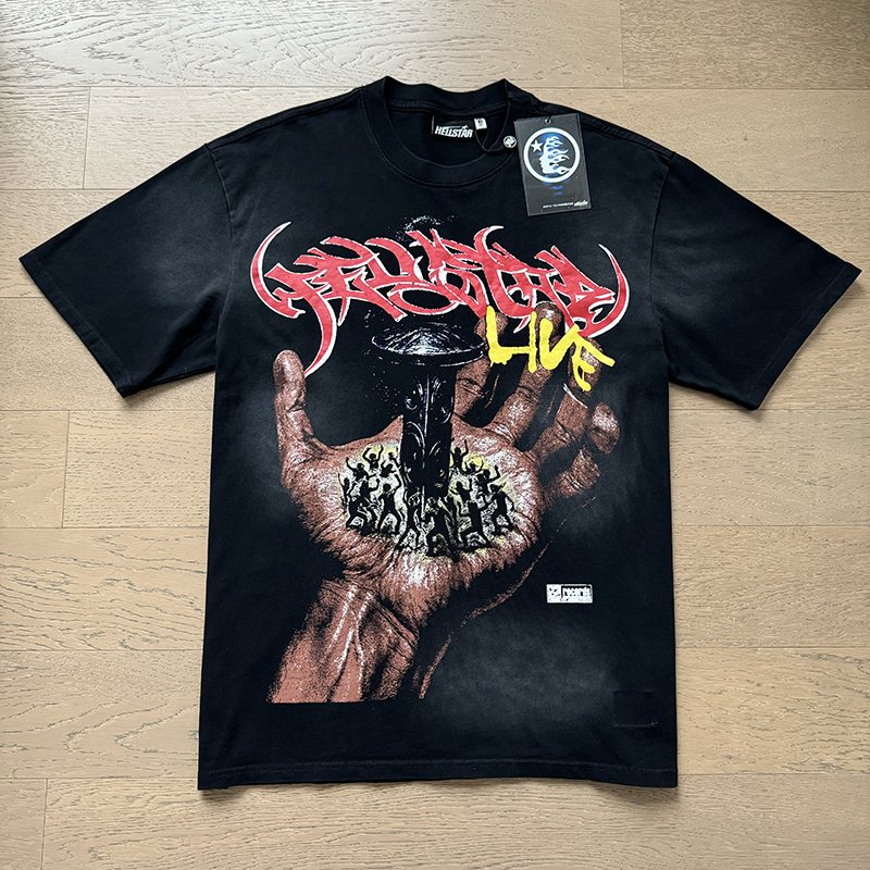 Hellstar 4LIFE Graphic Short-Sleeve T-Shirt — front