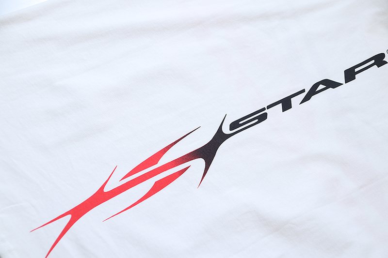 Hellstar Black and Red Graphic T-Shirt — detail