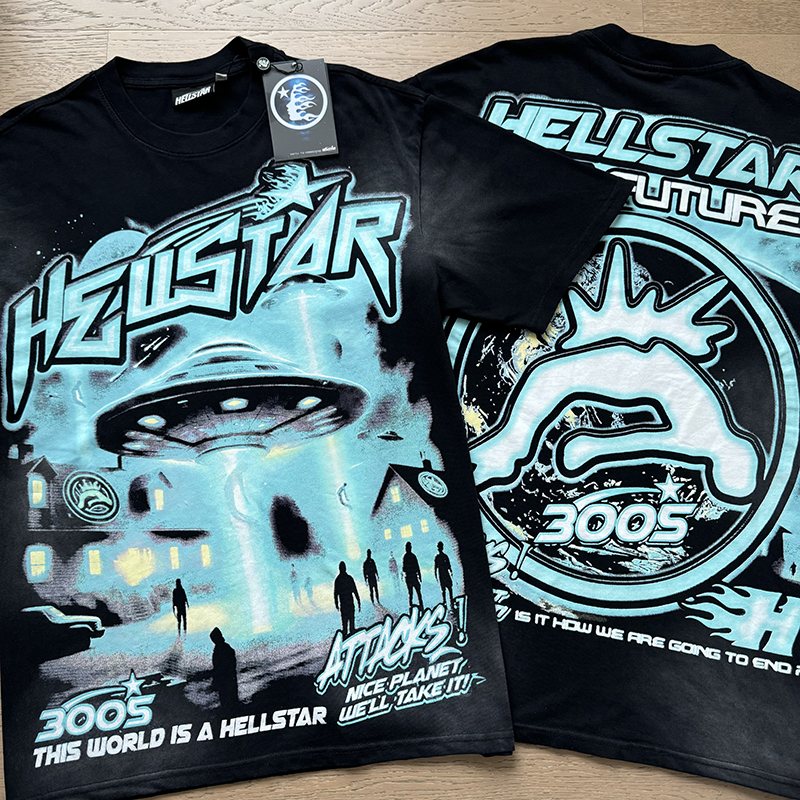 Hellstar The Future UFO Graphic T-Shirt — comparison