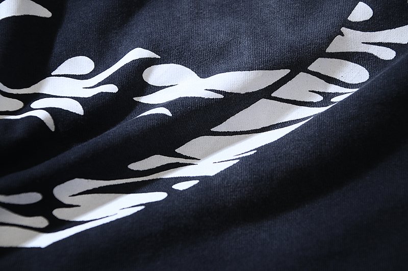 Hellstar Washed Black Face Graphic T-Shirt — detail