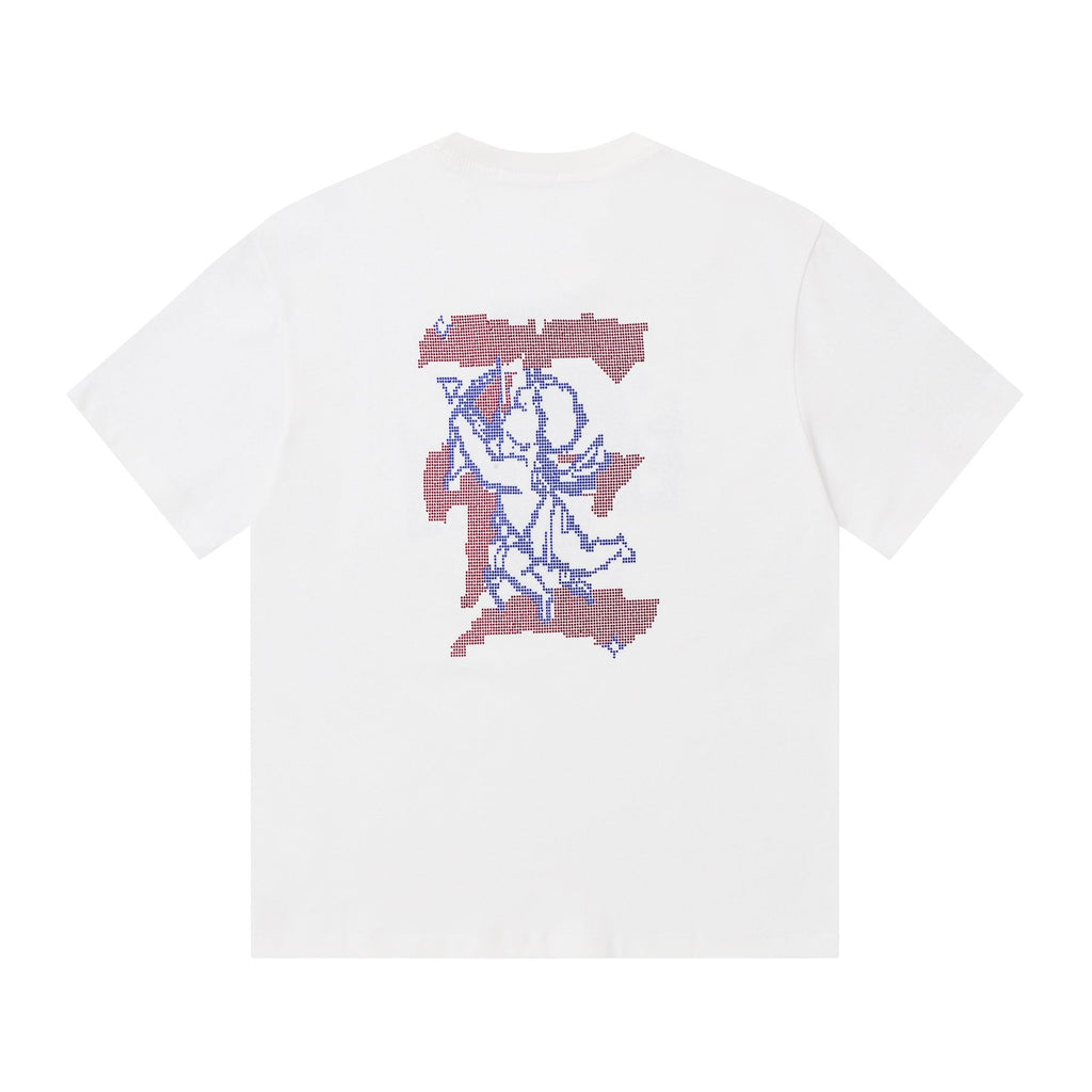 MIXED EMOTION Heart Graphic Short-Sleeve T-Shirt — back