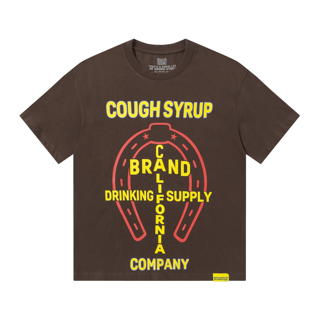 THAT'S A AWFUL LOT OF COUGH SYRUP Bull Lightning Graphic T-Shirt — hero