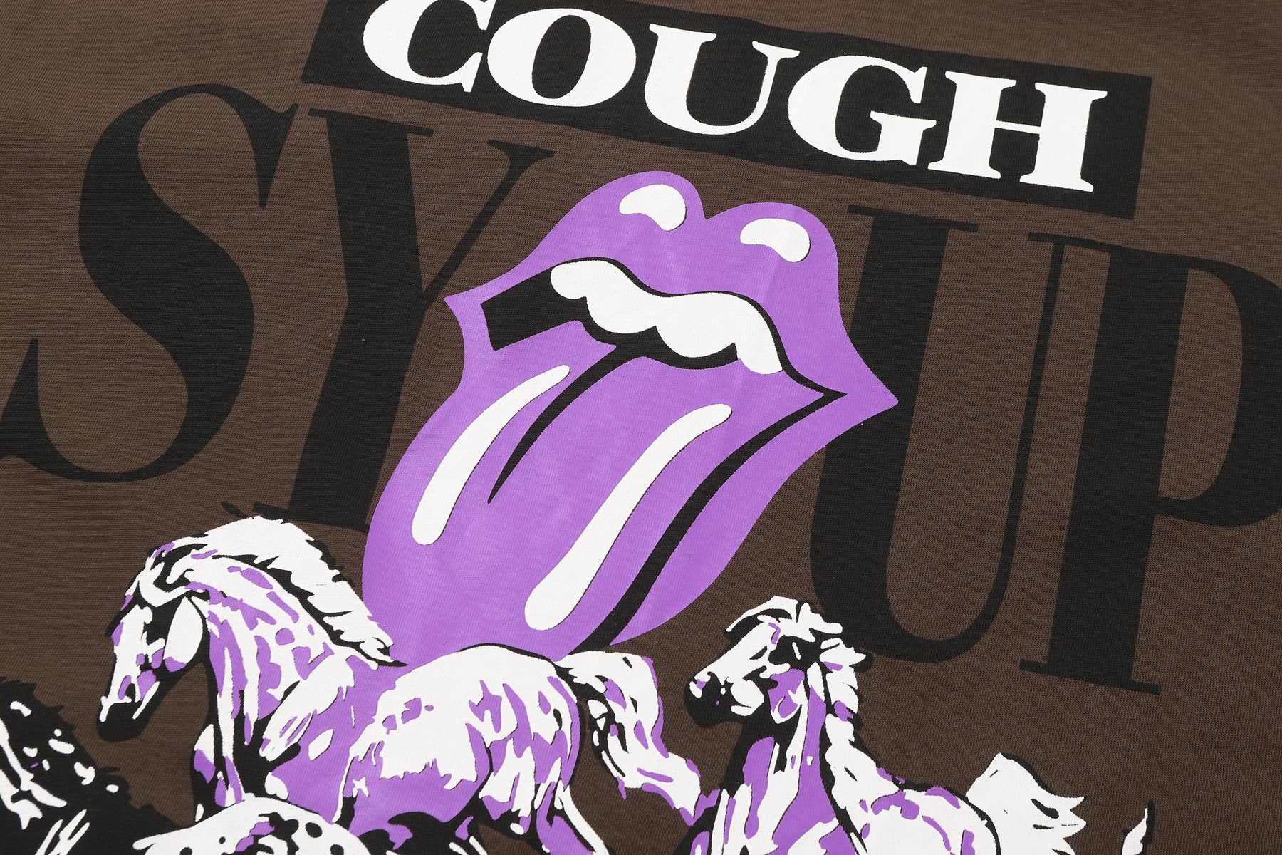 THAT'S A AWFUL LOT OF COUGH SYRUP Front & Back Graphic T-Shirt — detail
