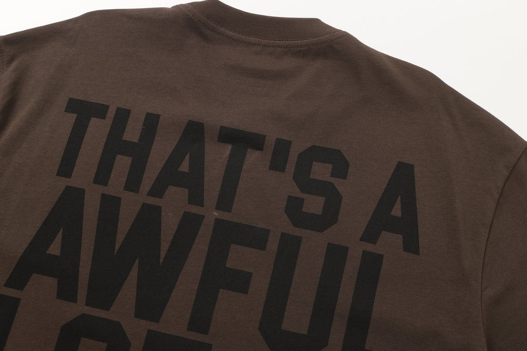 THAT'S A AWFUL LOT OF COUGH SYRUP Front & Back Graphic T-Shirt — detail