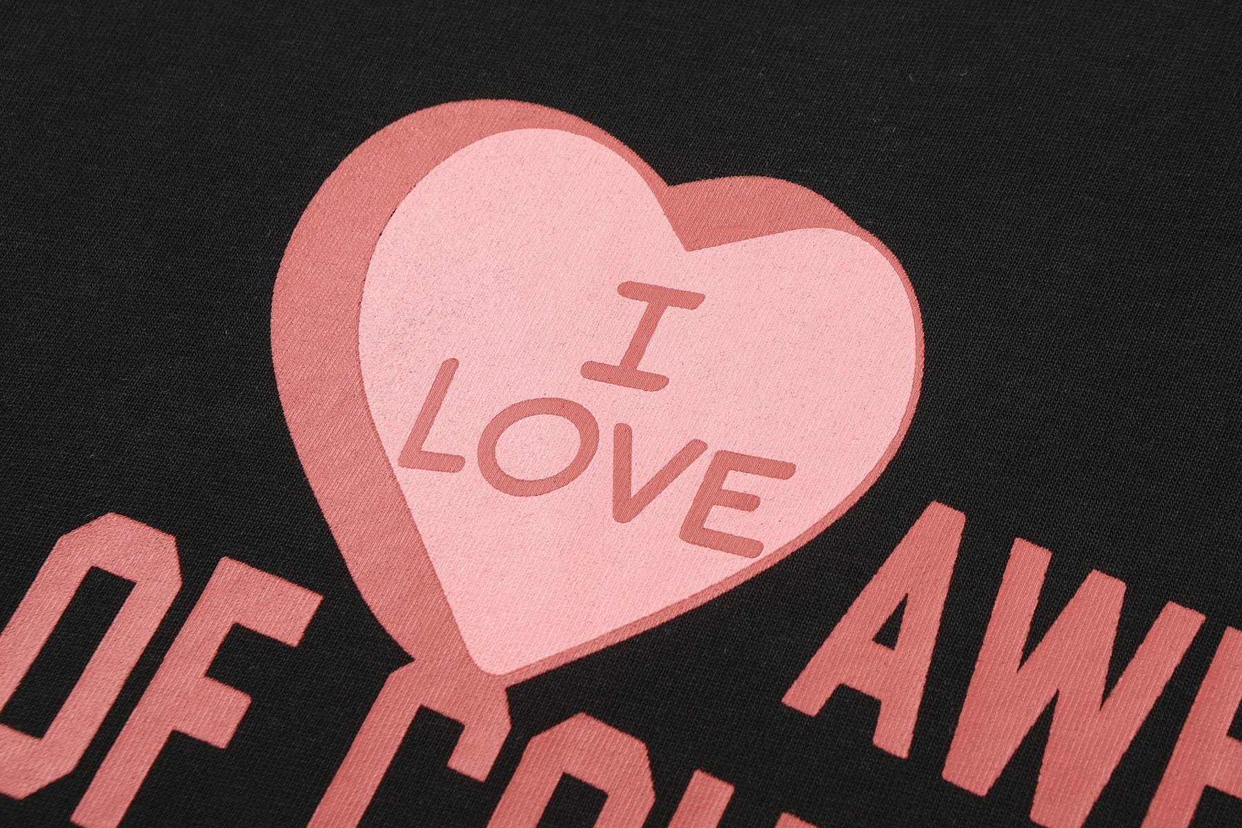 THAT'S A AWFUL LOT OF COUGH SYRUP Cupid Heart Graphic T-Shirt — detail