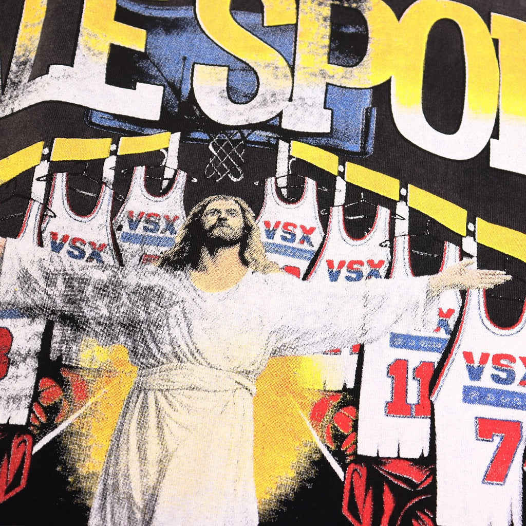 Valley Dreams Jesus Jersey Graphic T-Shirt — detail