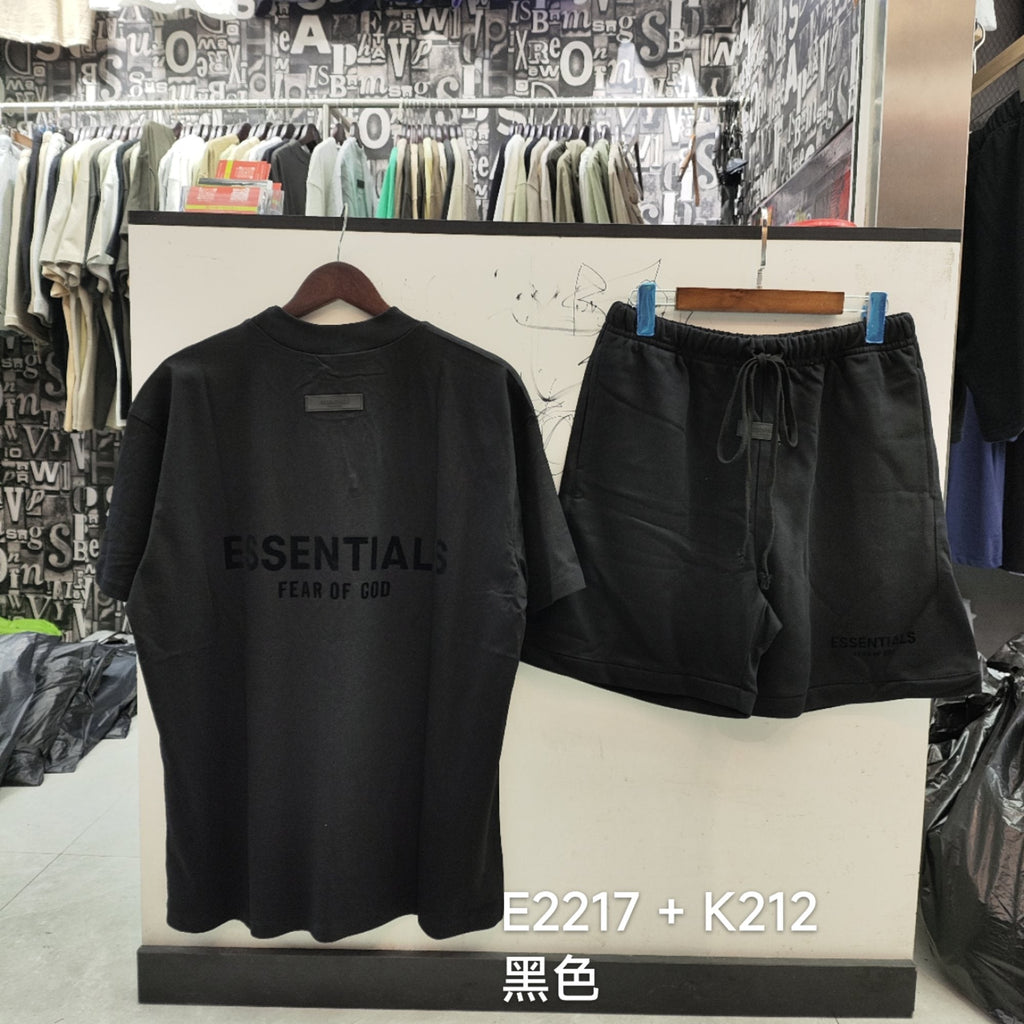 ESSENTIALS Fear of God Graphic T-Shirt & Shorts Set — hero
