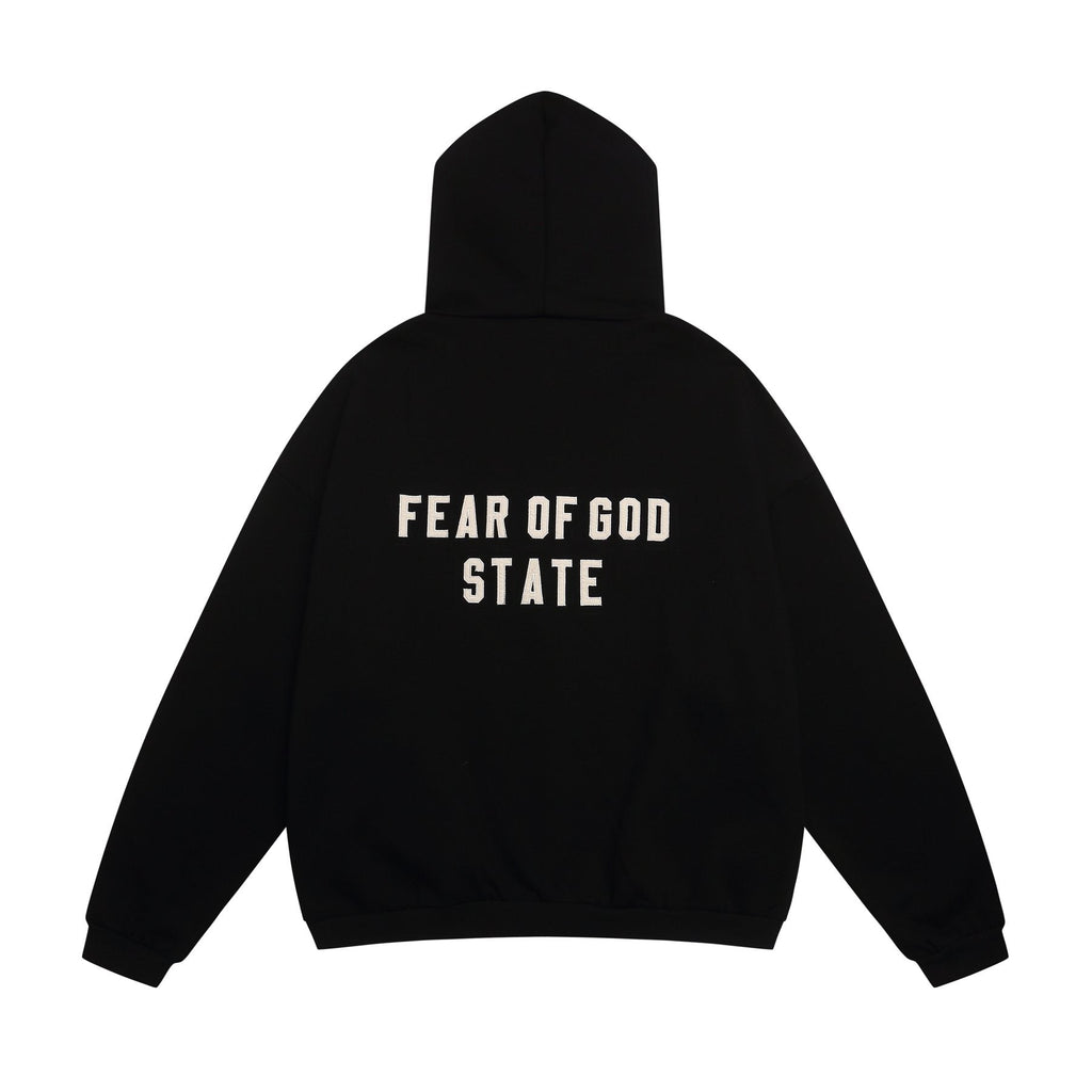 Fear of God State Graphic Zip Hoodie — back