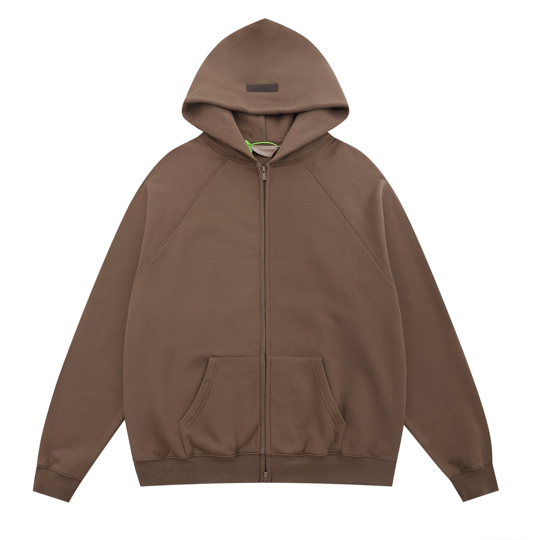 Essentials Fear of God Zip Hoodie — front