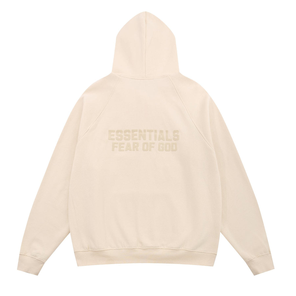 Essentials Fear of God Zip Hoodie — back