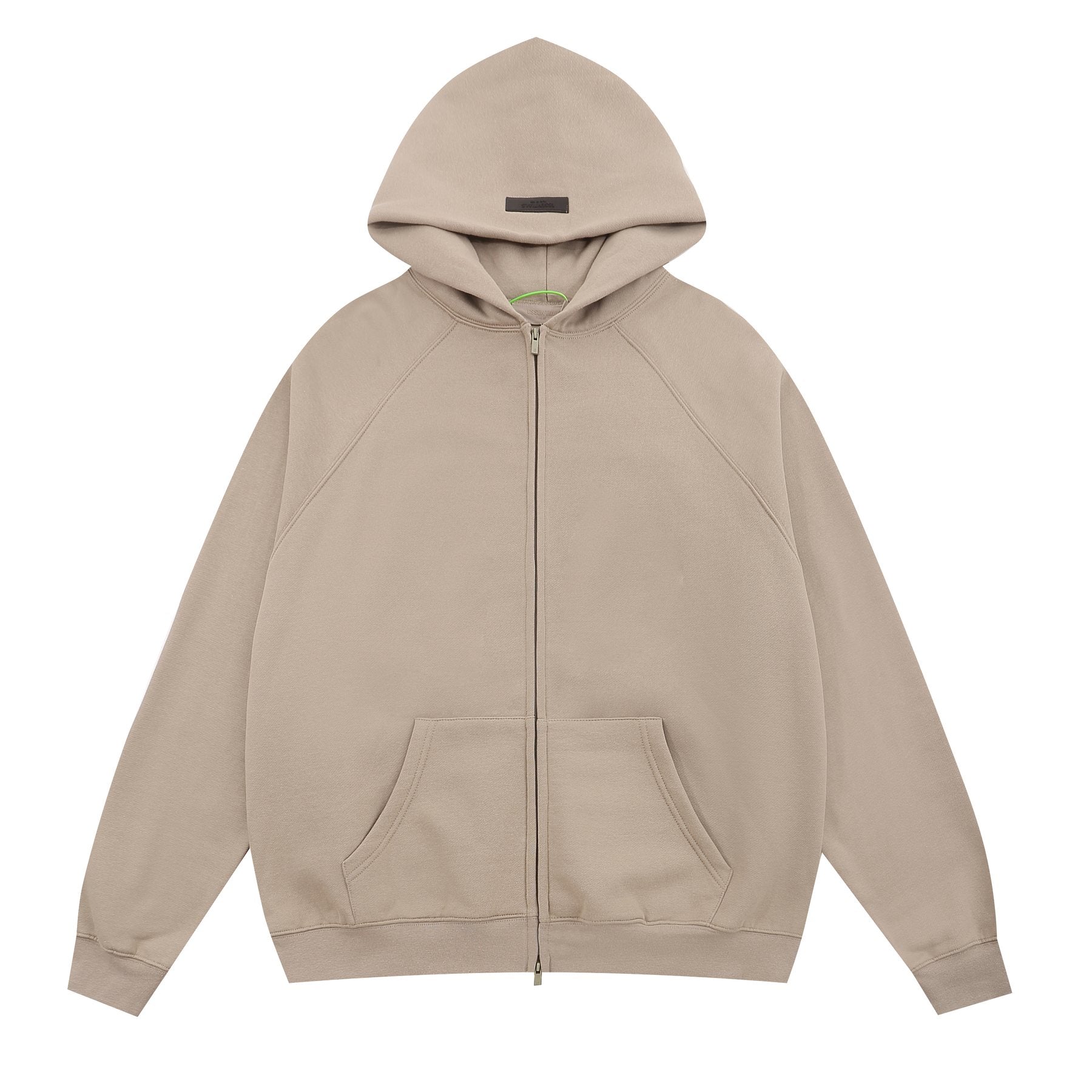 Essentials Fear of God Zip Hoodie — front