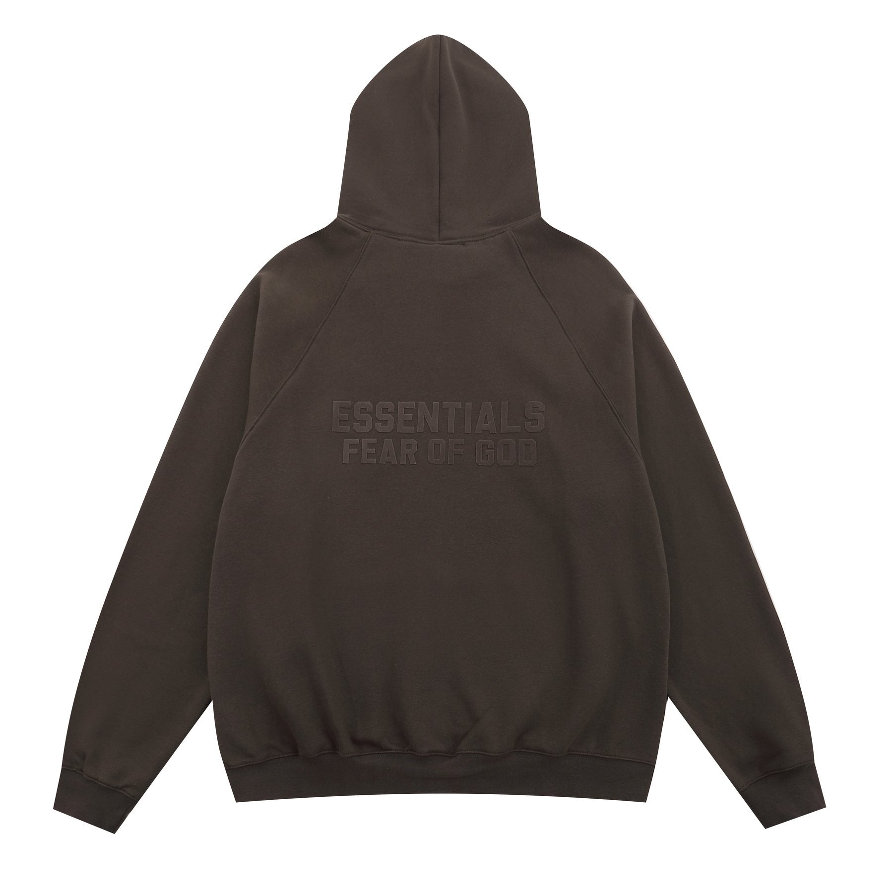 Essentials Fear of God Zip Hoodie — back