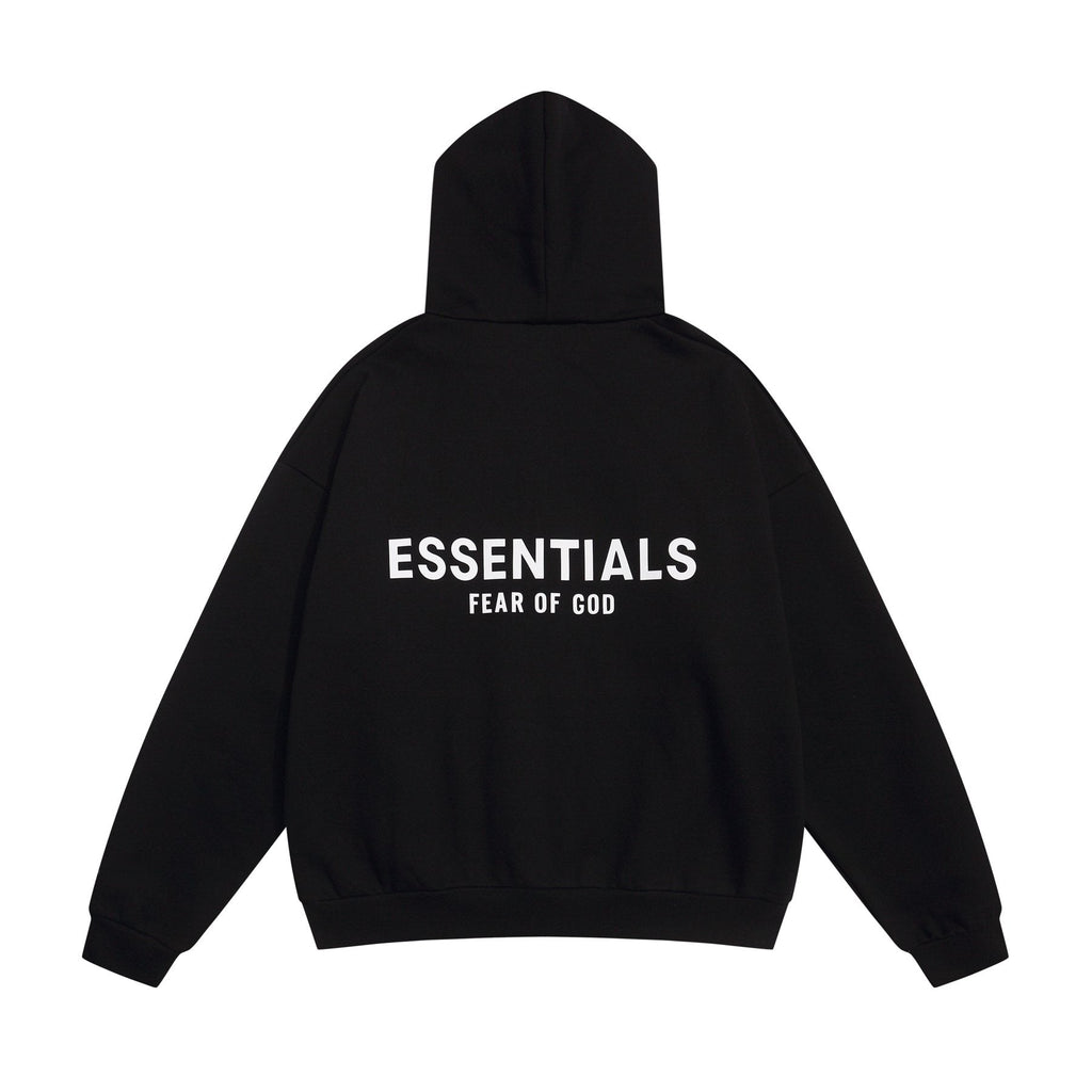 Fear of God Essentials Full-Zip Graphic Hoodie — back