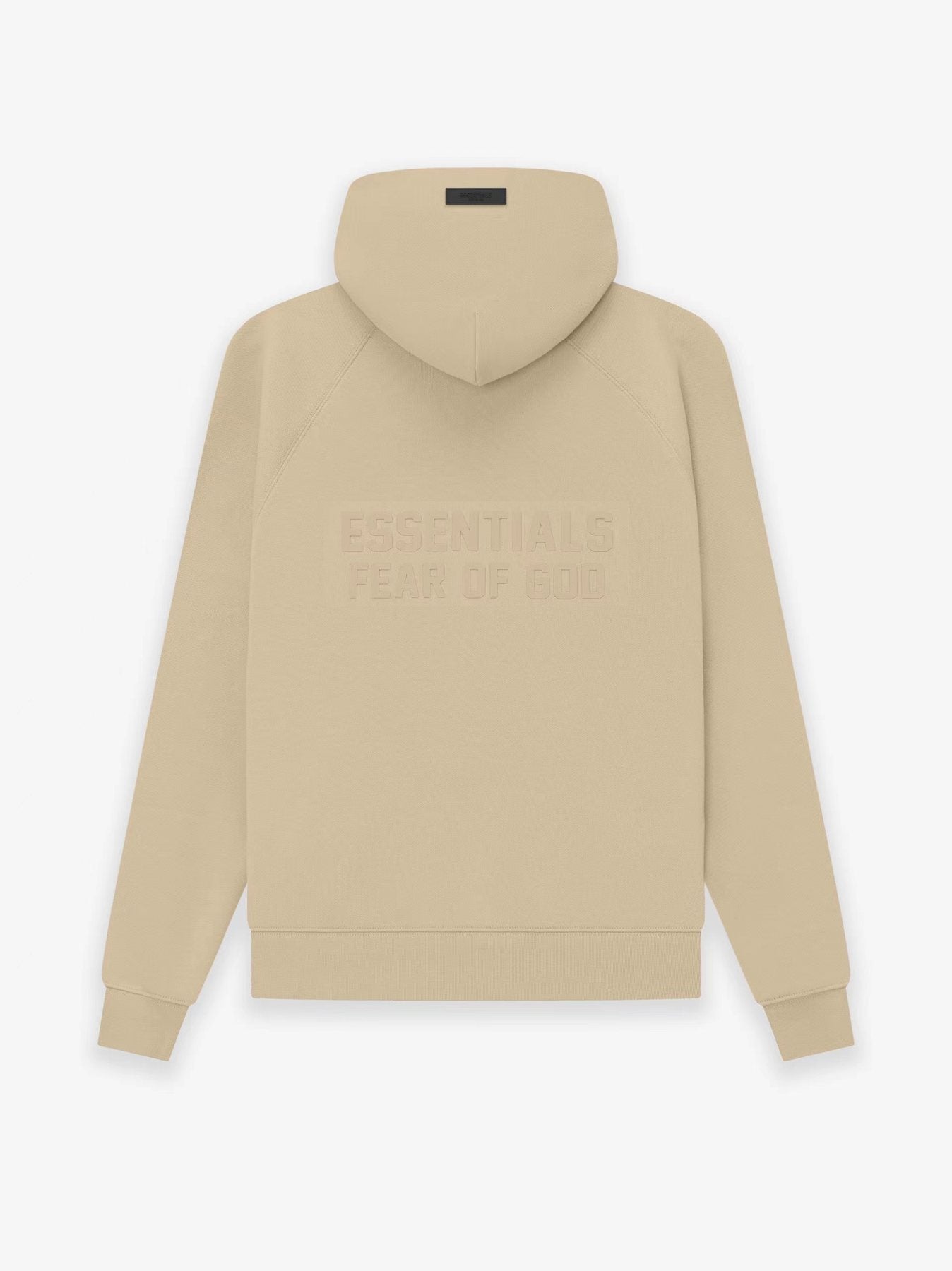 Essentials Fear of God Tonal Back Wordmark Pullover Hoodie — back
